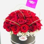 Box of Love – 35 Red Roses in Black Box, Dubai